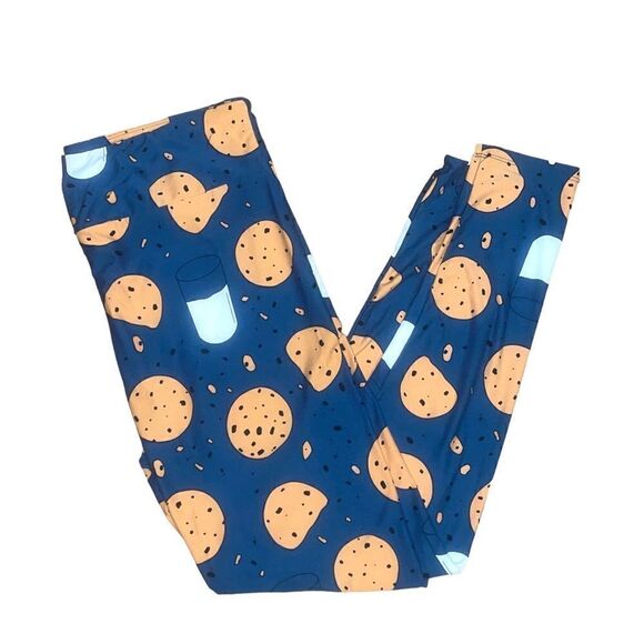 LuLaRoe Tall&Curvy Leggings •Milk & Cookies •Buttery Soft & Ultra Stretchy •NWOT - Picture 5 of 12